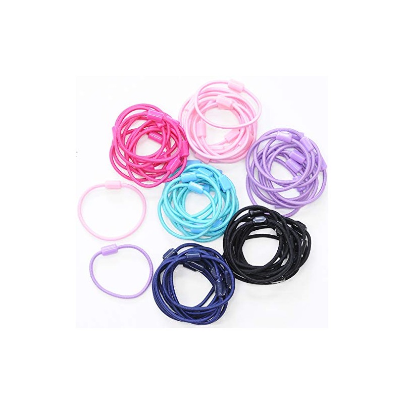 MYmama Hair Elastic Hair Accessories with Base Part Handmade (60