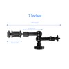 7 Inch Adjustable Articulating Friction Magic Arm with Large Metal