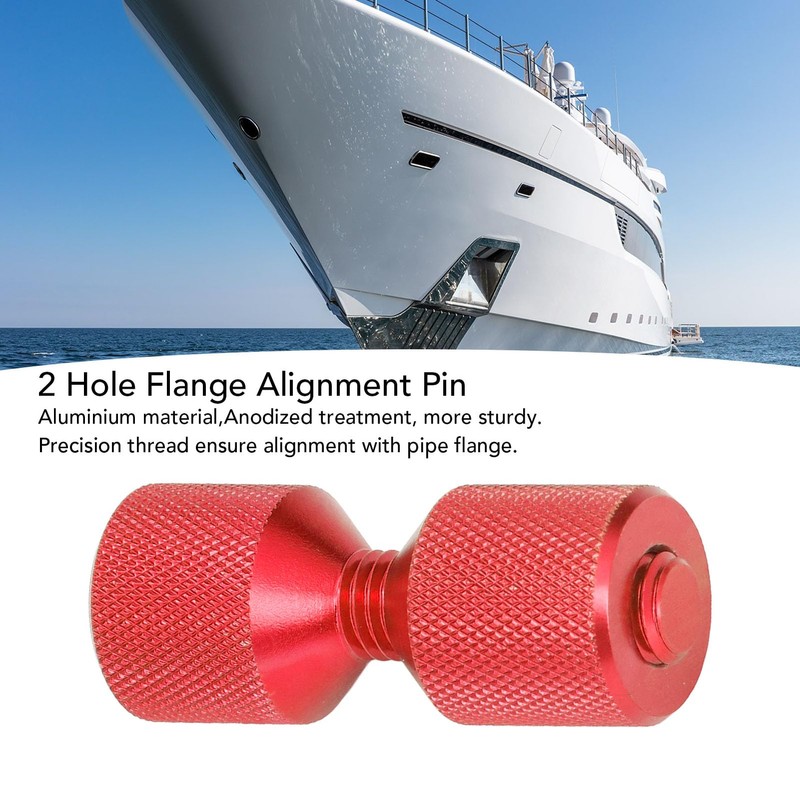 2 Pcs 2 Hole Alignment Pins Flange Alignment Pins Anodized