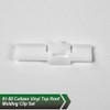 VRracing 28PCS Vinyl Top Roof Molding Trim Retaining Mounting Clip