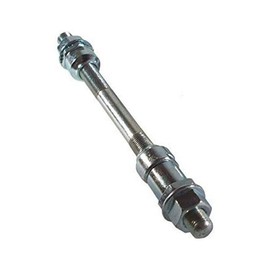 cyclingcolors Rear Axle 9.5 x 165 mm Bicycle Universal Axle Solid Solid Hub Rear Wheel Vintage Vintage Vintage Cycling MTB Racing Bike Fixie Single Speed 9.5 mm 165 mm Steel Silver