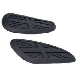 Sticker, Rubber Sticker Pad Protector Fit for T100 T120 Street Scrambler (Black)