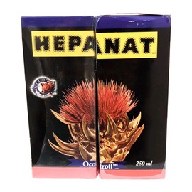 2 PACK! HEPANAT JARABE HEPATICO Y COLERETICO FRASCO DE 250 ML