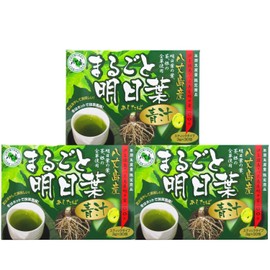 Asuka Leaf Green Juice, Set of 3, 45-90 Day Supply, 0.1 oz (3 g) x 30 Packs, Made in Japan, Distributed Powder, Powder