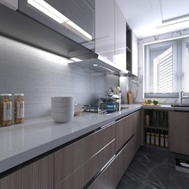 BAYYA Extra Wide Stainless Steel Contact Paper for Appliances 48"x354" Stainless Steel Vinyl Wrap Silver Metallic Wallpaper Peel Stick Kitchen Oil Proof Waterproof Sticker Aluminum Foil Wallpaper