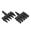 1 Pair Solar Panel Connector T Branch Cable Splitter Coupler