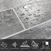 COLAMO Luxury 10 Sheet Thicker Rigid Dark Concrete Gray Peel