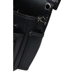 SK11 SWZ-12 Waist Bag, 3 Tiers, Large, Water-Resistant PVC Laminated Coating Material