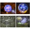 Elmchee Magic Diamonds Projection Lamp Star Universe Night Light Colorful