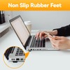 Rubber Feet for Electronics-Adhesive Rubber Feet 16PCS, Black Rubber Bumpers