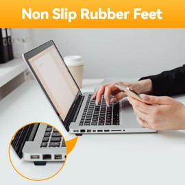 Rubber Feet for Electronics-Adhesive Rubber Feet 16PCS, Black Rubber Bumpers Self Adhesive