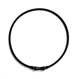 Colantotte TAO Necklace RAFFI (Raffy) Black x Black L 18.5 inches (47 cm)
