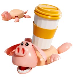 WOUYTPE 3D coasters, funny coasters, animal themed coasters, used to place water cups, desktop decoration, decompression toys, etc. (press to change the shape)