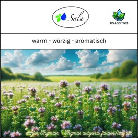 Sala Thyme Oil Aroma Essential Oil Natural Organic – for Consumption – 10 ml