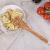 Eddingtons Italian Olive Wood Pierced Spatula, 12-Inch