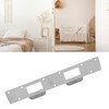 Door Strike Plate Double Holes Steel Reinforced Strong Easy Install