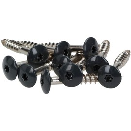 Meisterling® Facade Screws Stainless Steel V2A 4.8 x 38 mm Flat Head Torx T20 Anthracite + 1 Bit Pack of 100