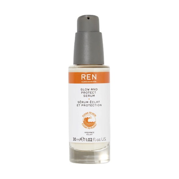 REN Clean Skincare Radiance Glow and Protect Serum, 30 ml