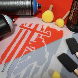 Stencil Stop Power Lineman Stencil Set - DIY Power Line Designs for Wood Signs, Crafts, Painting - 14 Mil Mylar Plastic