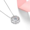 ZhenCai Pendant Necklace for Women S925 Sterling Silver Real Genuine