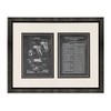 Nozzle for Garden-hose Patent Art Chalkboard Print in a Beveled