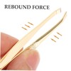 TOVINANNA 2pcs Durable Eyebrow Clip Ergonomic Tweezers Kit for Precision