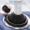 #3 Metal Roof Vents Flashing, Pipe Roofing Boots Kit for