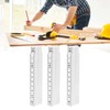 3Pcs Folding Ruler DIY Multi Angle Ruler Linear Measurement for