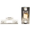 75mm Tubular Mortice Latch Polished Nickel