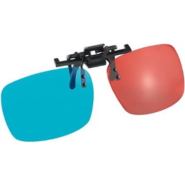 Somikon 3D Attachment Red / Cyan for Glasses Wearers Using Anaglyph Technology