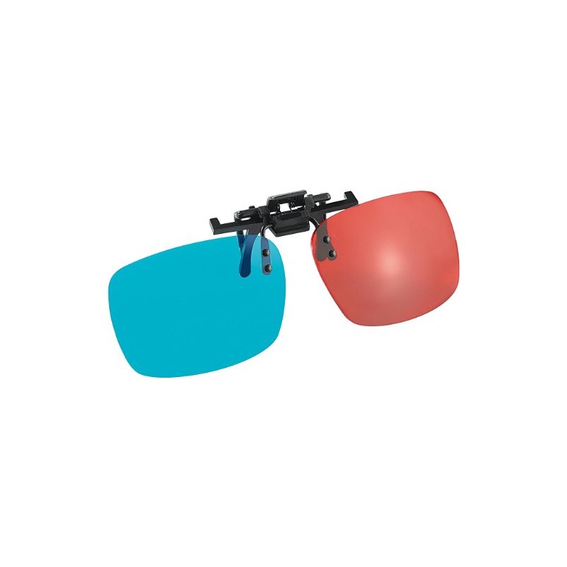Somikon 3D Attachment Red / Cyan for Glasses Wearers Using