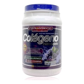 Suplemento en polvo Fer & Greco Colágeno Hidrolizado sabor blueberry en pote de 1.1kg