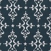 Gift Wrap - Etoile - Silver on Midnight Blue