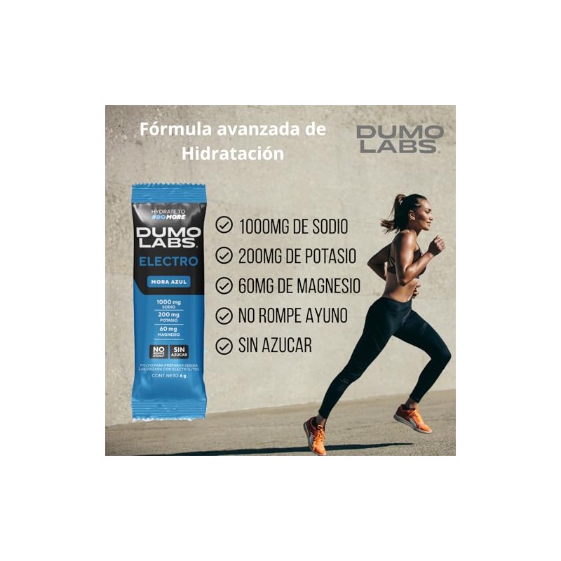 DUMO ELECTRO | Electrolitos Orales en polvo sin azucar |