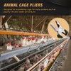 1200pcs Wire Cage Clips with Hog Ring Pliers Fencing Plier