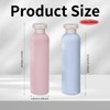 YMCLUB 2pcs Squeeze Bottle Set, 260ml Refillable Plastic Travel Squeeze