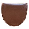 Lorenz Men's Leather Horse Shoe Shape Tray Coin Purse -