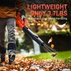 Hongmai Cordless Electric Leaf Blower, 500 CFM with 4.0Ah Battery