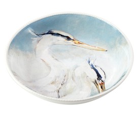 Certified International Shorebirds Serving Bowl, 144 oz, Multicolored, 13" Dia x 3"