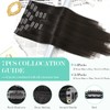 Ukira Brown Clip in Hair Extensions Human Hair, 14 Inch
