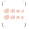 RUPOFUZA Press on Toenails Fake Toe Nails,Short Toe Nail Press