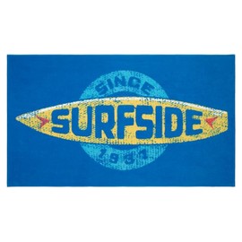 IZOD - Beach Towel, Soft & Absorbent Cotton, Printed Beach Accessories (Surfside Collection, 40" x 70")