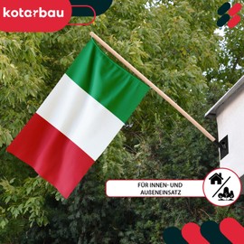 KOTARBAU Flag Holder 2-Way Screwing Flagpole Holder Flag Pole Flag Pole Holder Flag Pole Holder Handle Wall Mount Flag Wall Holder 70 x 110 mm