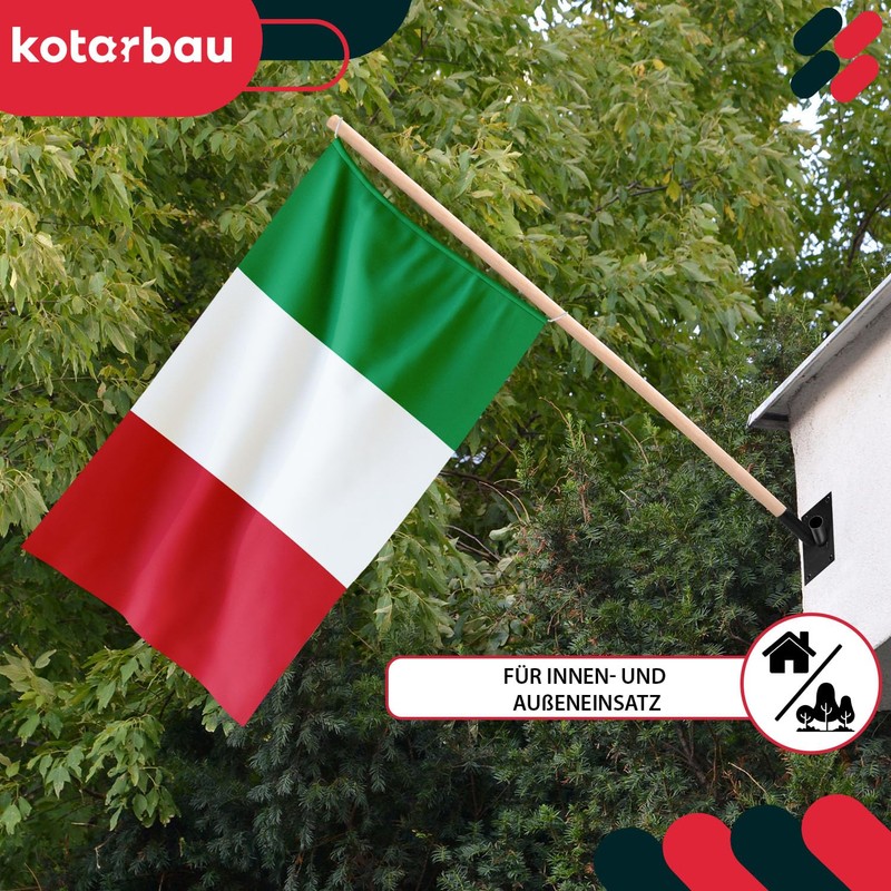 KOTARBAU Flag Holder 2-Way Screwing Flagpole Holder Flag Pole Flag