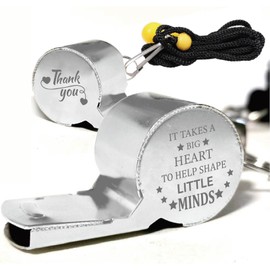 CREATCABIN Whistle With Lanyard High Decibel Outdoor Activities Emergency Survival Whistles Stainless Steel Whistle for Football Basketball Swimming Climbing Hiking Sports Training 2x0.7x0.8in