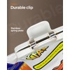 Chip Clips, 4 Pack Food Clips, Covered with Silicone,Upgrade Wide