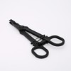 Sterilized Clamps Piercing Forceps, Piercing Positioning Forceps with Fixing Rubber