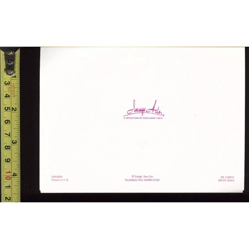 Mice and candle Christmas card #75 - 1 card +