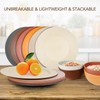 greenandlife 10inch/6pcs Dishwasher & Microwave Safe Wheat Straw Plates, Alternative