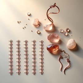 100pcs 20 * 17mm Red Copper Earring Hooks Hypo-allergenic Ear Wires Fish Hooks with Ball and Coil Earring Wires Jewelry Findings for DIY Jewelry Making Parts Supplies 10 Colors